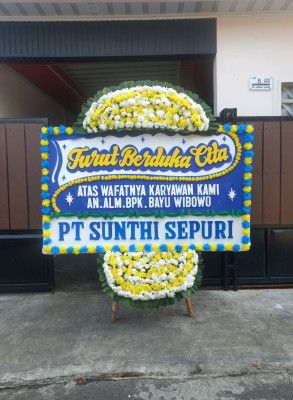 Papan Bunga Duka di Argasunya