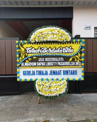 Papan Bunga Duka di Argasunya